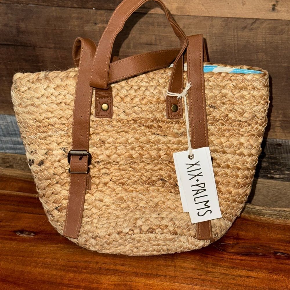 NWT BEACHLY Palms Shorebreak Picnic Cooler Market Tropical Beach Bag